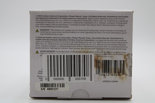 Uniden HomePatrol 2 Digital Police Scanner, Self Programming - Zdjęcie 5 z 15