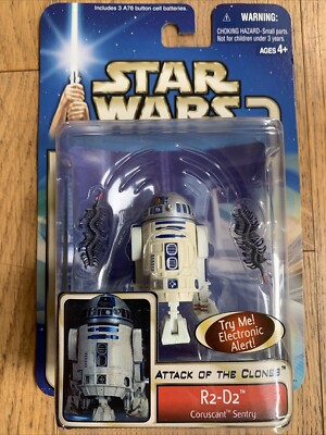 Star Wars Angriff der Klonkrieger #14 R2-D2 Coruscant Sentry inkl. Hintergrund
