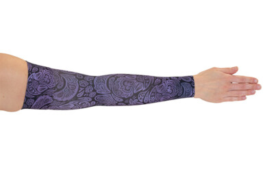 MISCHIEF Compression Sleeve by LYMPHEDIVAS, Gauntlet Option, ANY SIZE/LEVEL, New