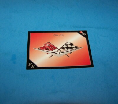Corvette Flag Emblem 61 Trading Card from ''Inaugural Edition Vette Set''