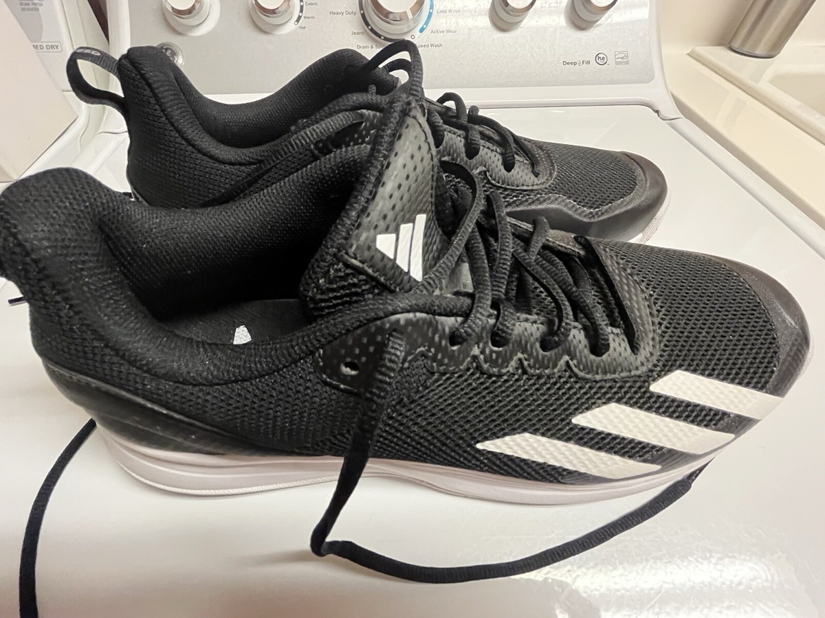 Adidas CourtFlash Speed Mens Tennis Shoes, Black White, Worn Once, Size 11