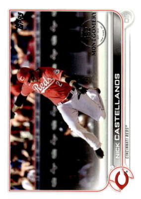 Nick Castellanos 2022 Topps 582 Montgomery Parallel #448 MLB Reds