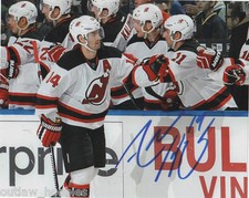 New Jersey Devils Adam Henrique Signed Autographed 8x10 NHL Photo COA B