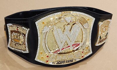 John Cena Signed WWE Championship Adult Replica Belt PSA DNA Rare