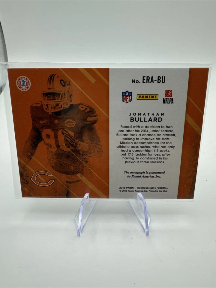 2016 Donruss Elite - Elite Rookie Autographs Green #ERA-BU Jonathan Bullard (AU, - Image 2 of 2