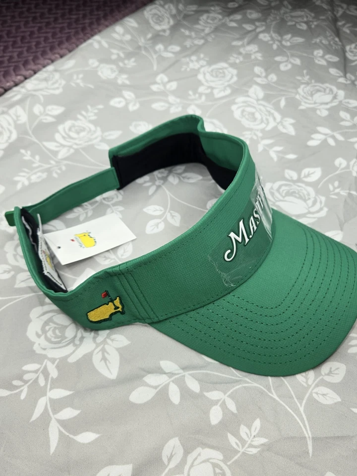 🔥 2024 Masters 💚Grün💚 Performance Tech Visor Augusta ANGC Neu mit Etikett Mütze Cap - Bild 2 von 4