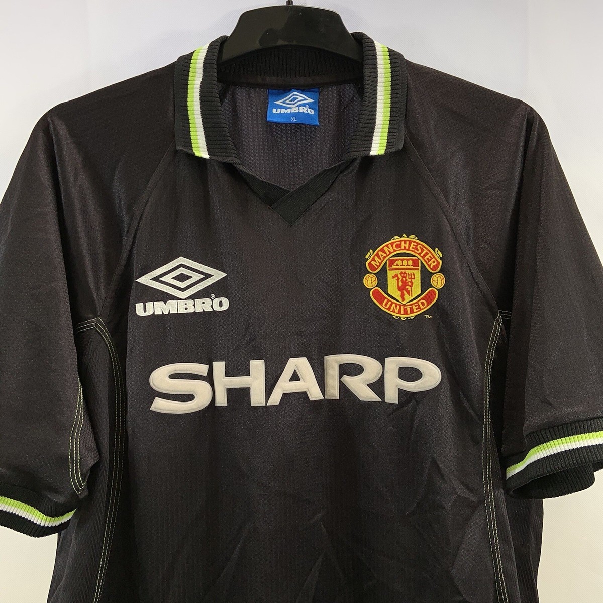 Manchester United Third Football Shirt 1998/99 Adults XL Umbro