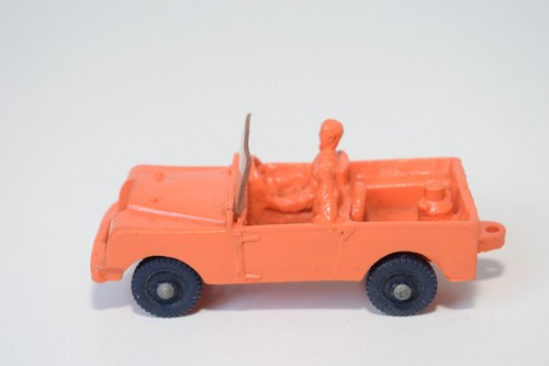 A48 1:43 TOMTE LAERDAL VINYL LAND ROVER PICK UP ORANGE EXCELLENT CONDITION 2 - Picture 2 of 7