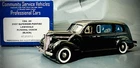 Brooklin CSV 20 1937 Superior-Pontiac Lawndale Funeral Coach (Black)