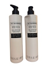 2 Crabtree  Evelyn Gardeners Body Wash 15.2 Oz Each Fresh Herbal Renewal