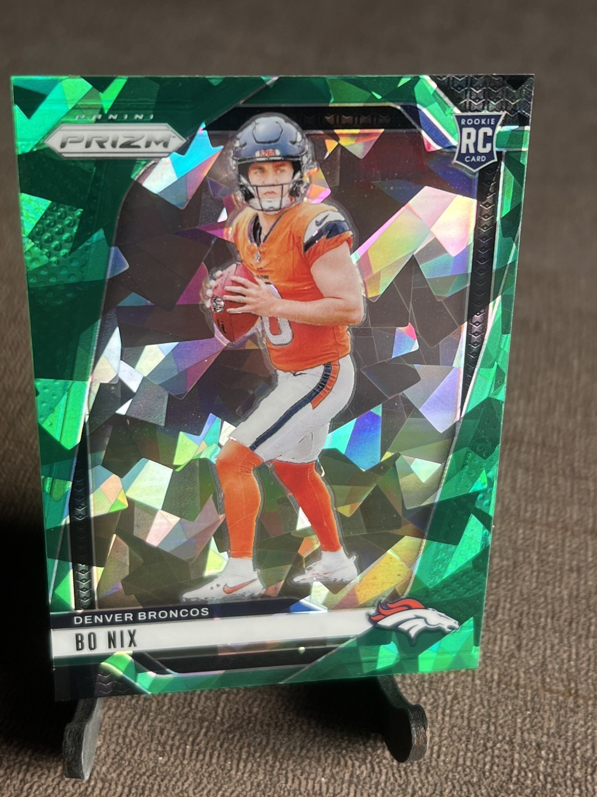 2024 PANINI PRIZM BO NIX #309   (RC/SSP) GREEN CRACKED ICE PRIZM Low Pop