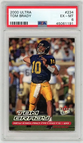 2000 Ultra Tom Brady #234 PSA 6