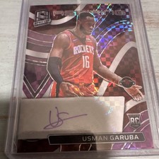 Panini Spectra Aspiring Autographs Usman Garuba Purple Prizm /35 Auto RC #AA-UGR