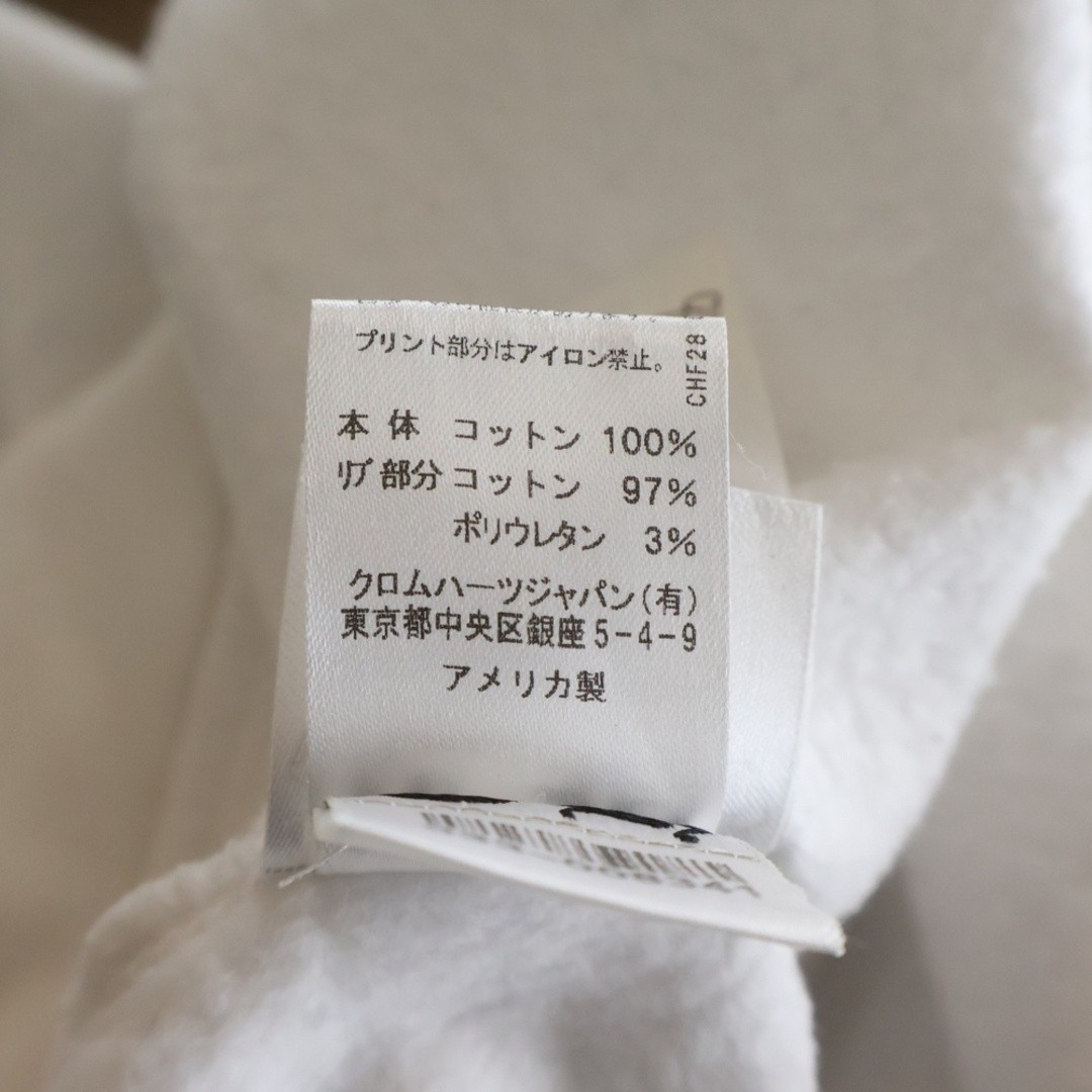 CHROME HEARTS Horseshoe Crewneck Sweatshirt Print Sleeve Floral Sweat Used d10ac thumbnail 8