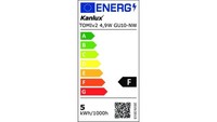 5905339349675 ŻAróWka LED GU10 Tomiv2 4,9W GU10-NW 490Lm 4000K Barwa Neutralna 3