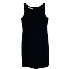 Jones NY black sparkle beaded evening special occasion wedding dress 12