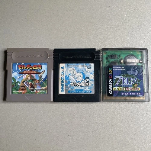 Legend of Zelda Links’s Awakening DX Oracle of Ages Gameboy Japanese Version