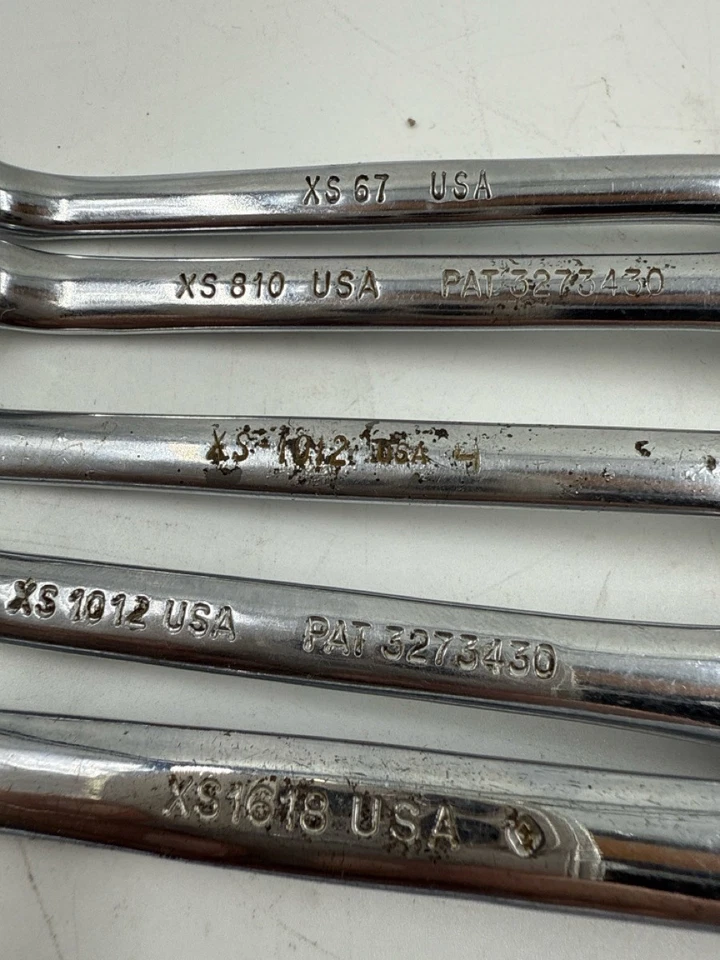 Snap On 短柄偏移 7 件套扳手套装标准 * 查看照片 (MI1073930) — 第 4/4 张图片