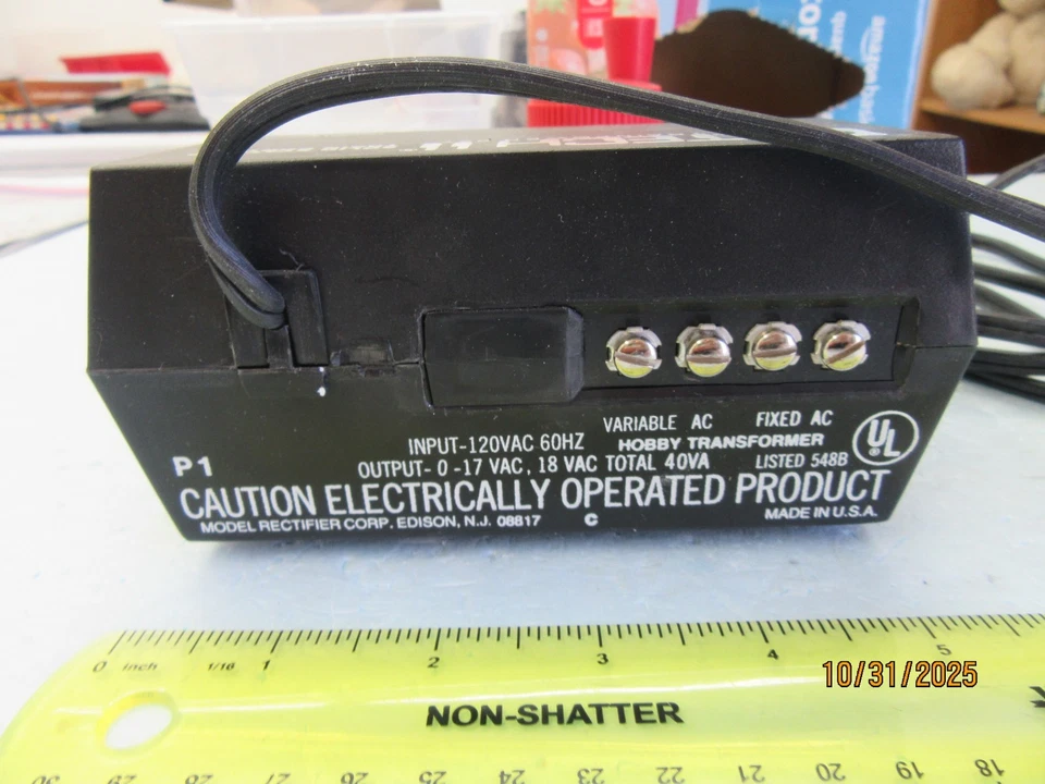 MRC Tech II Trainpower 027 固态硬盘交流列车控制变压器 - 已测试 — 第 3/3 张图片