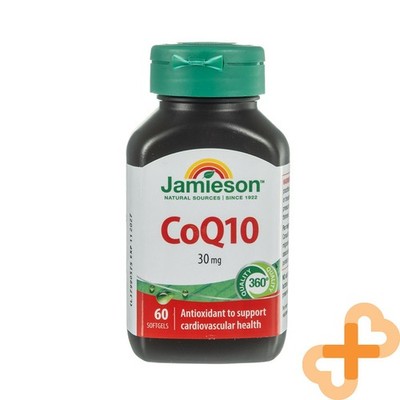 Jamieson CoQ10 Coferment 30 MG Antioxidant Health Energie N60 Stoffwechsel Boost