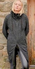 Athleta Women s SZ S Charcoal Triumph Hoodie Sweatshirt Jacket Full Zip