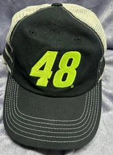 2 Stripe Mesh Hendrick Motorsports Jimmie Johnson 48 Strapback Trucker Hat