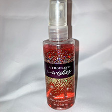 Bath  Body Works A THOUSAND WISHES Fragrance Mist 3 oz NEW 