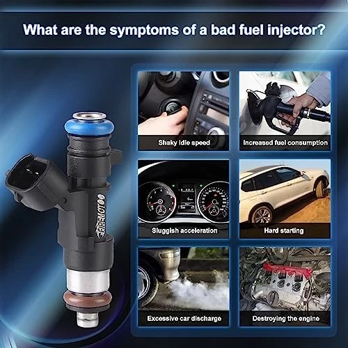 Set of 6 Fuel Injectors for Nissan Altima Maxima Murano Quest 3.5L 2003-2009 Foto 4 de 4