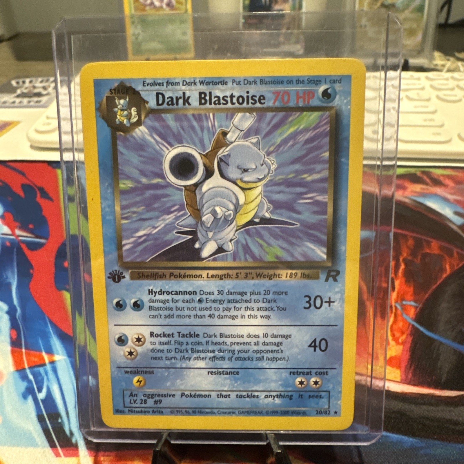 Dark Blastoise 20/82 Team Rocket 1st Edition Mint