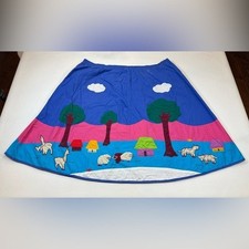Vintage Southern Mirage 3XL topicano Mexican embroider skirt landscape bin JJ 