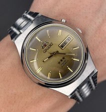 Vintage ORIENT tristar 3 star AAA crystal Japan Men Automatic watch