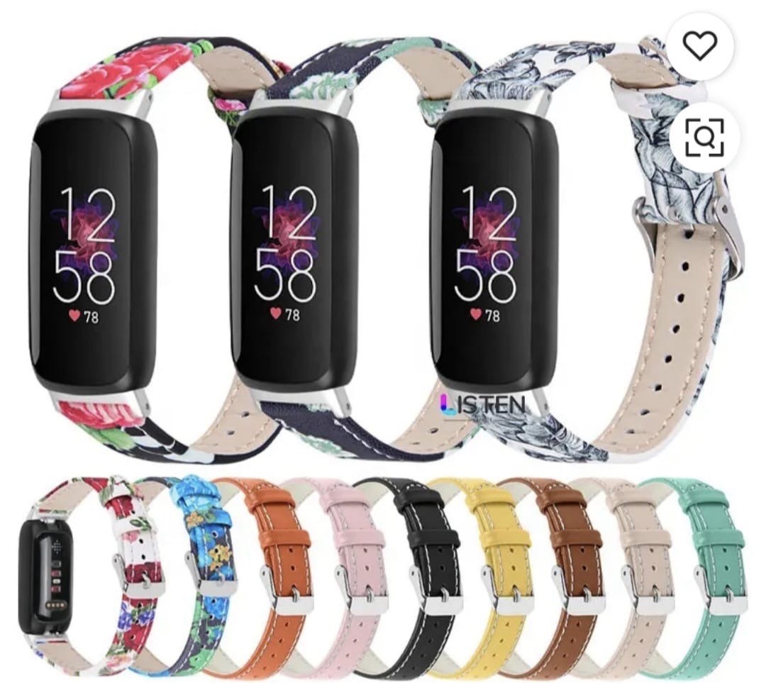 Leather Strap Fitbit Inspire Classic Band For Fitbit Inspire Slim