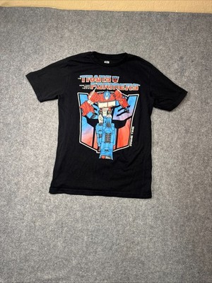 Transformers Optimus Prime T-Shirt Adult 2XL Black Authentic Hasbro Autobot