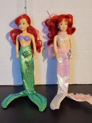 2 Disney - Classic Princesses - The Little Mermaid - 12  Ariel Doll - Red Hair