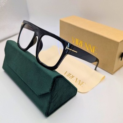 Lesebrille Damen Herren Luxus Geschenkset Übergröße eckig dickes Gestell VIRENNE