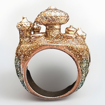 14K Gold Plated Disney Aladdin Palace Princess Jasmine Pandora