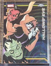 2026 Topps Chrome Marvel Comics Hallows’ Eve #122 Black Refractor /10