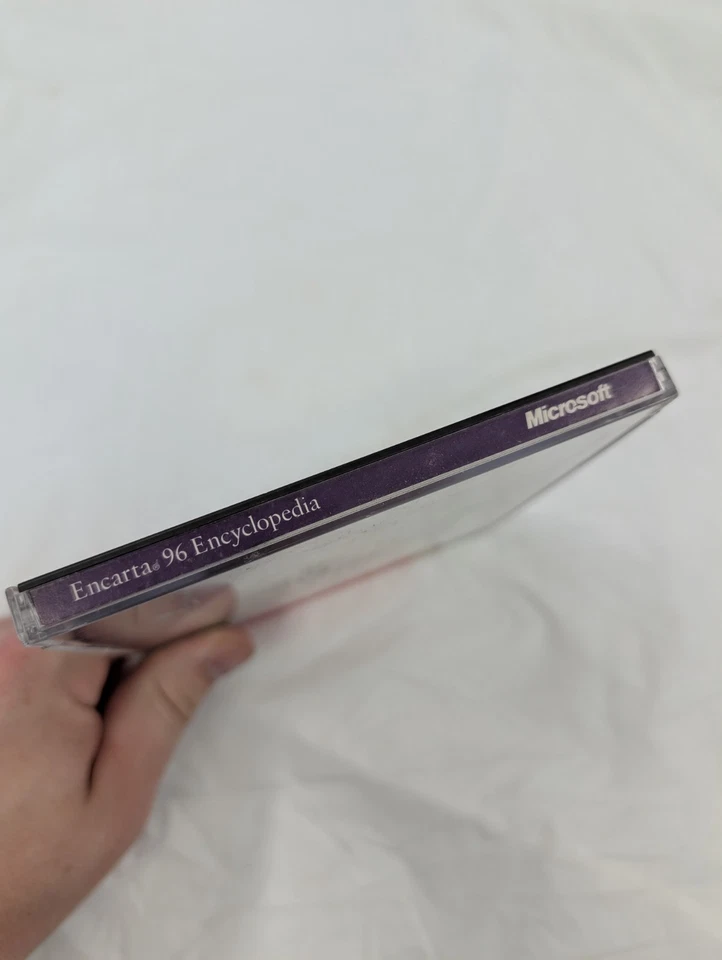 Microsoft Encarta 96 Encyclopedia CD-Rom for Windows 95 Vintage NEW SEALED - Image 4 of 4