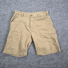Carhartt Shorts Mens 36 Khaki B147 DKH Original Fit Utility Workwear Pockets