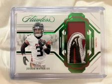 2023 Panini Flawless #P-JBA Jessie Bates III Patches  #5/5 SN,MEM
