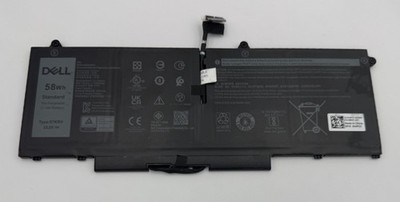 Original Akku Dell 07KRV H4PVC 3625mAh 58Wh gebraucht