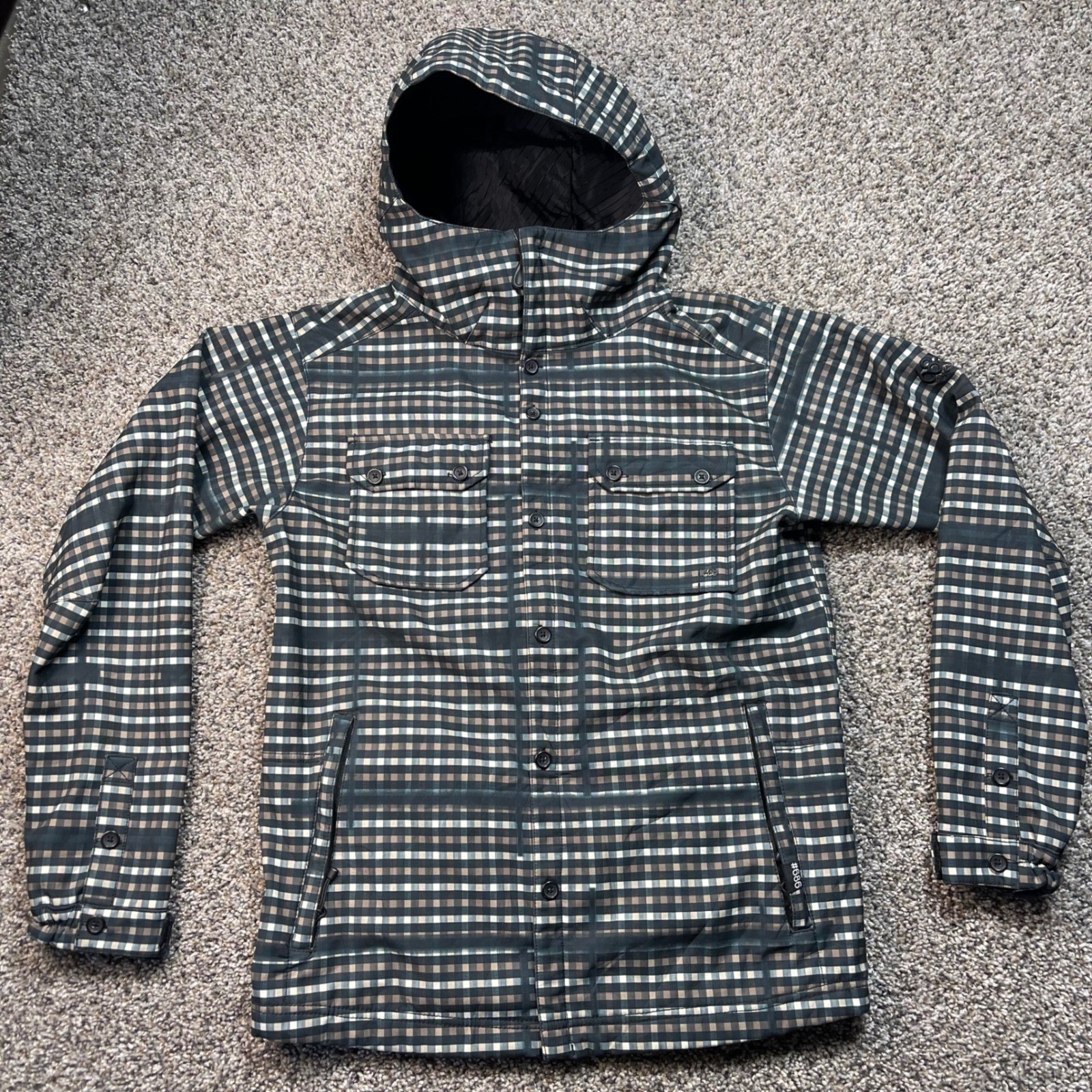 686 Plexus Clash Softshell Jacket Men's Small Pla… - image 1
