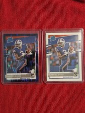 Gabriel Davis 2020 Donruss Optic Purple Flash RC ×2 Lot Bills