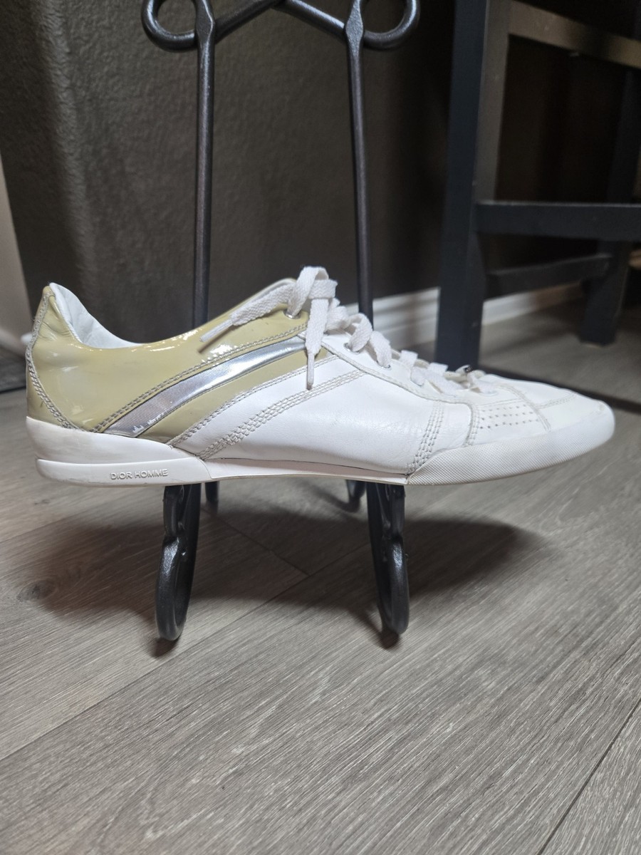 DIOR Homme B18 Mens Low Trainers Sneaker Sz EUR 44 US 11 Metallic