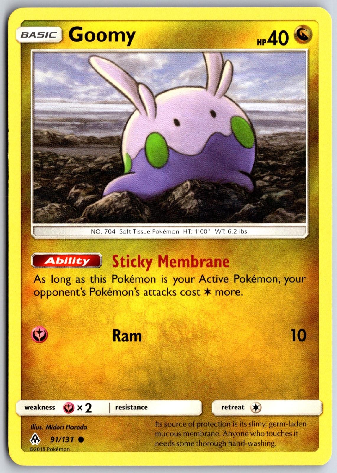 Goomy 91 C Forbidden Light Pokemon NM/M