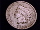 1890 Indian Head Cent, Good grade. Measles?