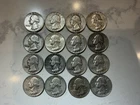 Silver Washington Quarters  1932-1964 Lot Of Sixteen (16)