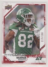 2019 Upper Deck CFL Red 117/150 Naaman Roosevelt #43 2b2