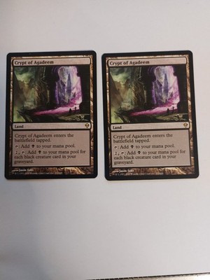 2x Crypt of Agadeem - Krypta von Agadeem - MTG