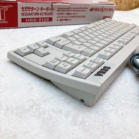 SEGA Saturn Keyboard HSS-0129 with Original Box and Manual Tested